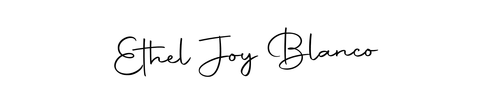 Create a beautiful signature design for name Ethel Joy Blanco. With this signature (Autography-DOLnW) fonts, you can make a handwritten signature for free. Ethel Joy Blanco signature style 10 images and pictures png