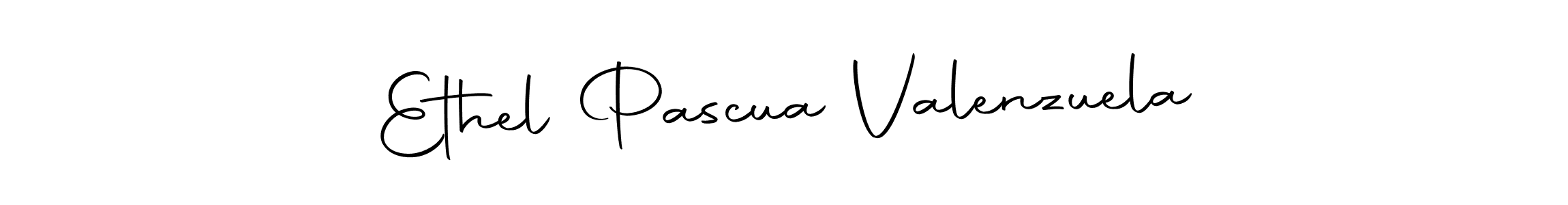 Create a beautiful signature design for name Ethel Pascua Valenzuela. With this signature (Autography-DOLnW) fonts, you can make a handwritten signature for free. Ethel Pascua Valenzuela signature style 10 images and pictures png