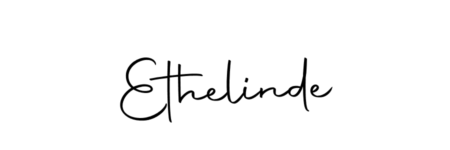 Use a signature maker to create a handwritten signature online. With this signature software, you can design (Autography-DOLnW) your own signature for name Ethelinde. Ethelinde signature style 10 images and pictures png