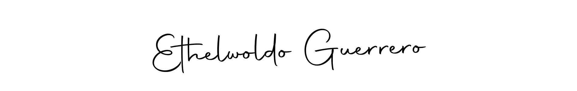 This is the best signature style for the Ethelwoldo Guerrero name. Also you like these signature font (Autography-DOLnW). Mix name signature. Ethelwoldo Guerrero signature style 10 images and pictures png