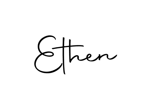 Use a signature maker to create a handwritten signature online. With this signature software, you can design (Autography-DOLnW) your own signature for name Ethen. Ethen signature style 10 images and pictures png