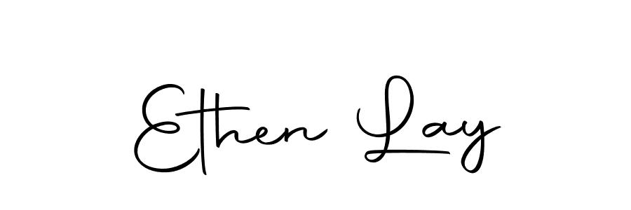 The best way (Autography-DOLnW) to make a short signature is to pick only two or three words in your name. The name Ethen Lay include a total of six letters. For converting this name. Ethen Lay signature style 10 images and pictures png