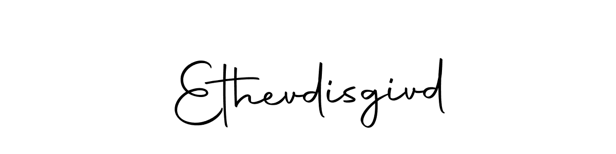 Design your own signature with our free online signature maker. With this signature software, you can create a handwritten (Autography-DOLnW) signature for name Ethevdisgivd. Ethevdisgivd signature style 10 images and pictures png