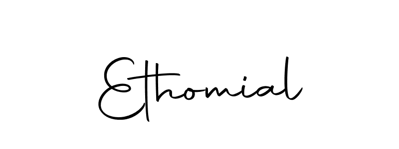 Similarly Autography-DOLnW is the best handwritten signature design. Signature creator online .You can use it as an online autograph creator for name Ethomial. Ethomial signature style 10 images and pictures png