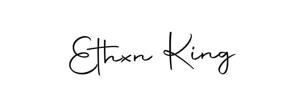 How to make Ethxn King signature? Autography-DOLnW is a professional autograph style. Create handwritten signature for Ethxn King name. Ethxn King signature style 10 images and pictures png