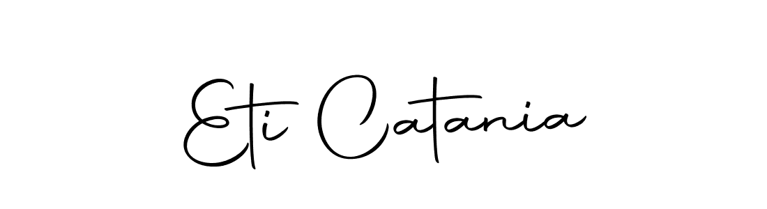 Use a signature maker to create a handwritten signature online. With this signature software, you can design (Autography-DOLnW) your own signature for name Eti Catania. Eti Catania signature style 10 images and pictures png