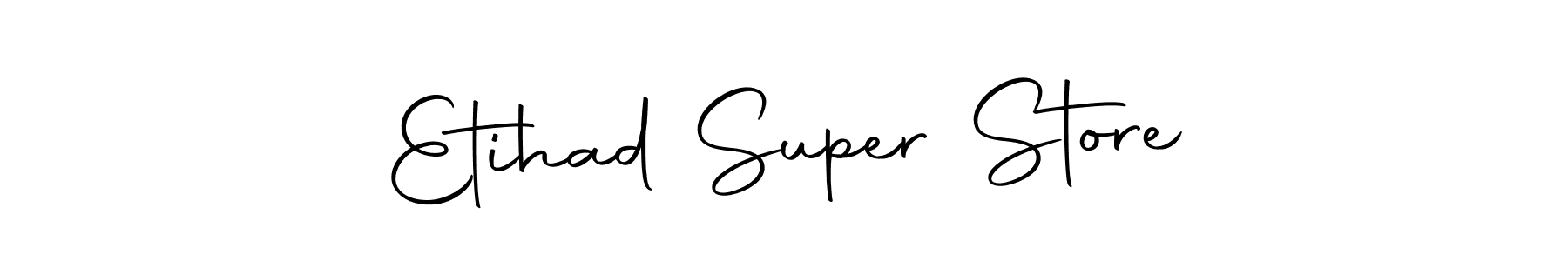 Make a beautiful signature design for name Etihad Super Store. Use this online signature maker to create a handwritten signature for free. Etihad Super Store signature style 10 images and pictures png