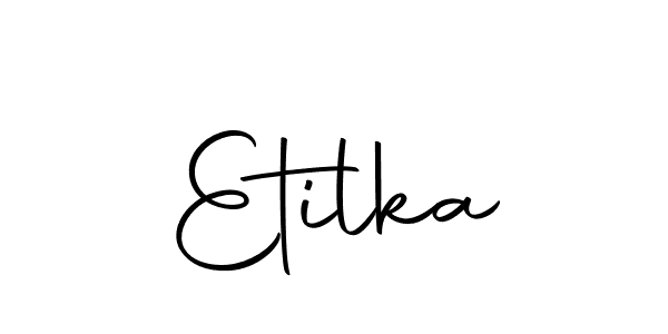 Similarly Autography-DOLnW is the best handwritten signature design. Signature creator online .You can use it as an online autograph creator for name Etilka. Etilka signature style 10 images and pictures png