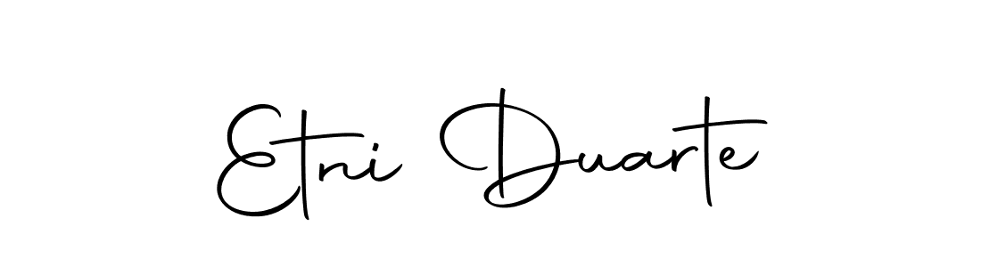 Make a short Etni Duarte signature style. Manage your documents anywhere anytime using Autography-DOLnW. Create and add eSignatures, submit forms, share and send files easily. Etni Duarte signature style 10 images and pictures png