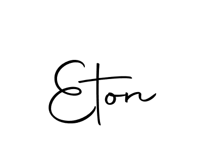 Best and Professional Signature Style for Eton. Autography-DOLnW Best Signature Style Collection. Eton signature style 10 images and pictures png