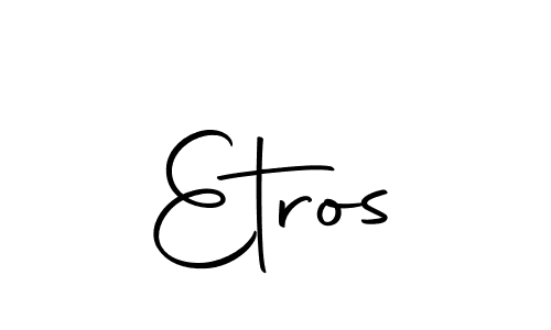Make a beautiful signature design for name Etros. With this signature (Autography-DOLnW) style, you can create a handwritten signature for free. Etros signature style 10 images and pictures png
