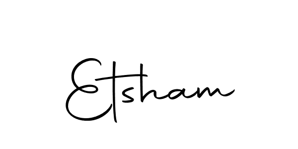 The best way (Autography-DOLnW) to make a short signature is to pick only two or three words in your name. The name Etsham include a total of six letters. For converting this name. Etsham signature style 10 images and pictures png