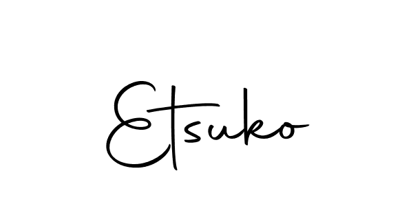 if you are searching for the best signature style for your name Etsuko. so please give up your signature search. here we have designed multiple signature styles  using Autography-DOLnW. Etsuko signature style 10 images and pictures png