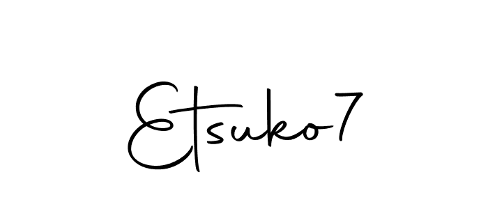 This is the best signature style for the Etsuko7 name. Also you like these signature font (Autography-DOLnW). Mix name signature. Etsuko7 signature style 10 images and pictures png