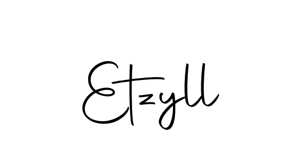 Use a signature maker to create a handwritten signature online. With this signature software, you can design (Autography-DOLnW) your own signature for name Etzyll. Etzyll signature style 10 images and pictures png