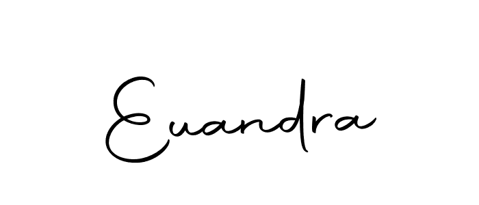 How to make Euandra name signature. Use Autography-DOLnW style for creating short signs online. This is the latest handwritten sign. Euandra signature style 10 images and pictures png