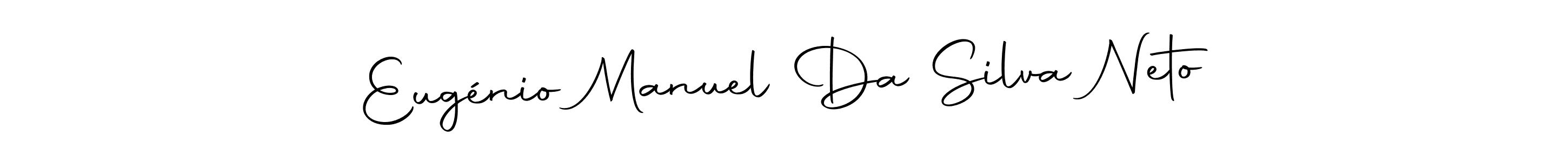 Make a beautiful signature design for name Eugénio Manuel Da Silva Neto. Use this online signature maker to create a handwritten signature for free. Eugénio Manuel Da Silva Neto signature style 10 images and pictures png