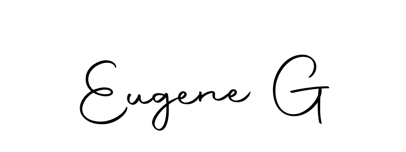 Make a beautiful signature design for name Eugene G. Use this online signature maker to create a handwritten signature for free. Eugene G signature style 10 images and pictures png