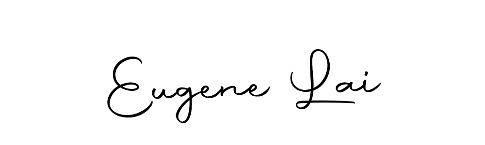 Eugene Lai stylish signature style. Best Handwritten Sign (Autography-DOLnW) for my name. Handwritten Signature Collection Ideas for my name Eugene Lai. Eugene Lai signature style 10 images and pictures png
