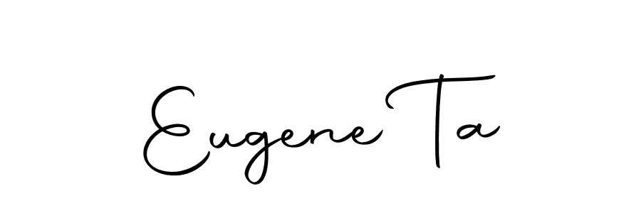 You can use this online signature creator to create a handwritten signature for the name Eugene Ta. This is the best online autograph maker. Eugene Ta signature style 10 images and pictures png