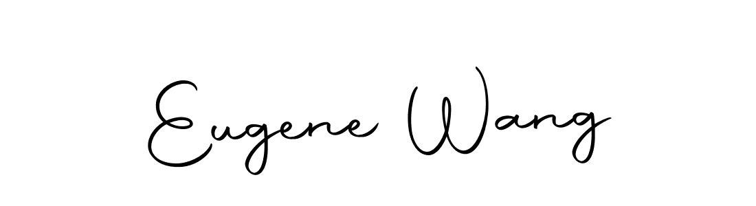 Similarly Autography-DOLnW is the best handwritten signature design. Signature creator online .You can use it as an online autograph creator for name Eugene Wang. Eugene Wang signature style 10 images and pictures png