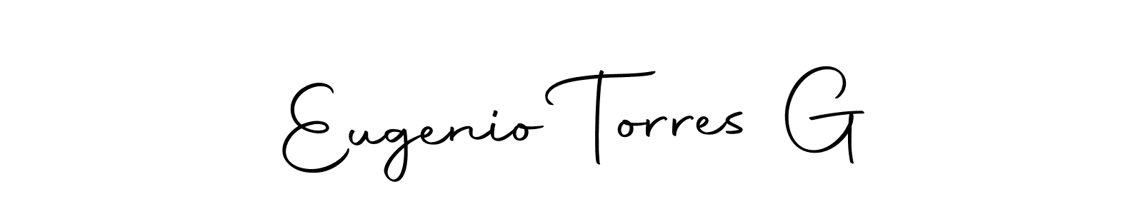 Use a signature maker to create a handwritten signature online. With this signature software, you can design (Autography-DOLnW) your own signature for name Eugenio Torres G. Eugenio Torres G signature style 10 images and pictures png