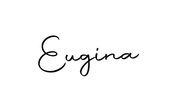 You should practise on your own different ways (Autography-DOLnW) to write your name (Eugina) in signature. don't let someone else do it for you. Eugina signature style 10 images and pictures png