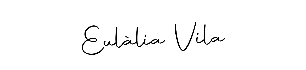 See photos of Eulàlia Vila official signature by Spectra . Check more albums & portfolios. Read reviews & check more about Autography-DOLnW font. Eulàlia Vila signature style 10 images and pictures png