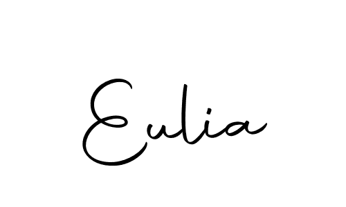 Design your own signature with our free online signature maker. With this signature software, you can create a handwritten (Autography-DOLnW) signature for name Eulia. Eulia signature style 10 images and pictures png