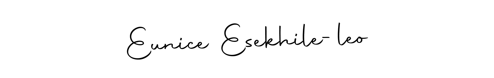 You can use this online signature creator to create a handwritten signature for the name Eunice Esekhile-leo. This is the best online autograph maker. Eunice Esekhile-leo signature style 10 images and pictures png