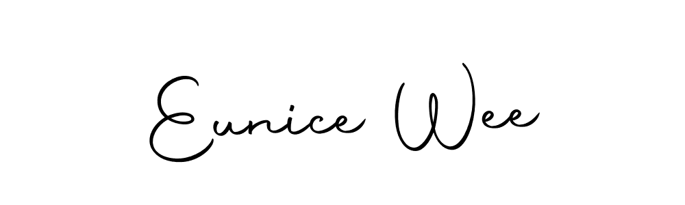 Also You can easily find your signature by using the search form. We will create Eunice Wee name handwritten signature images for you free of cost using Autography-DOLnW sign style. Eunice Wee signature style 10 images and pictures png