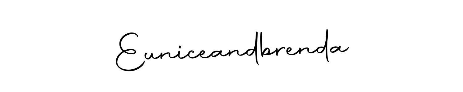 How to make Euniceandbrenda signature? Autography-DOLnW is a professional autograph style. Create handwritten signature for Euniceandbrenda name. Euniceandbrenda signature style 10 images and pictures png