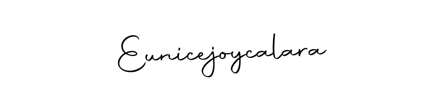 Create a beautiful signature design for name Eunicejoycalara. With this signature (Autography-DOLnW) fonts, you can make a handwritten signature for free. Eunicejoycalara signature style 10 images and pictures png