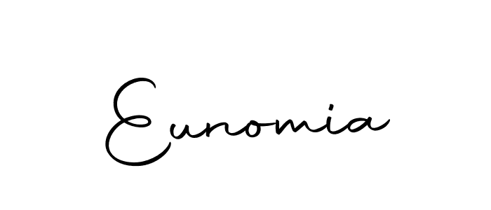 Make a beautiful signature design for name Eunomia. With this signature (Autography-DOLnW) style, you can create a handwritten signature for free. Eunomia signature style 10 images and pictures png