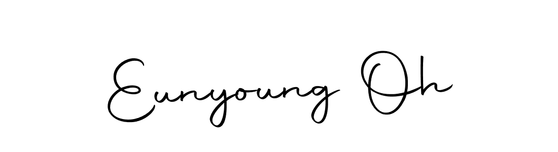 Create a beautiful signature design for name Eunyoung Oh. With this signature (Autography-DOLnW) fonts, you can make a handwritten signature for free. Eunyoung Oh signature style 10 images and pictures png