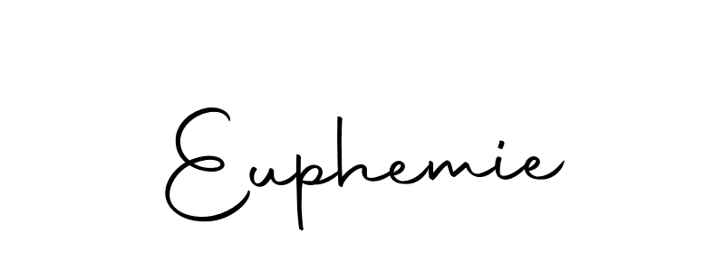 Design your own signature with our free online signature maker. With this signature software, you can create a handwritten (Autography-DOLnW) signature for name Euphemie. Euphemie signature style 10 images and pictures png
