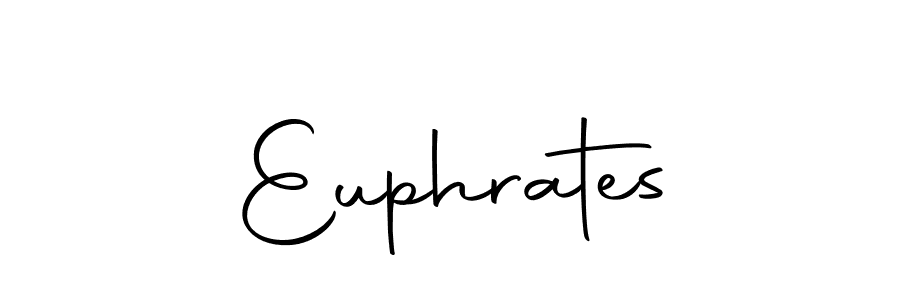 How to make Euphrates name signature. Use Autography-DOLnW style for creating short signs online. This is the latest handwritten sign. Euphrates signature style 10 images and pictures png