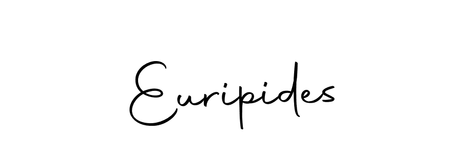 How to make Euripides name signature. Use Autography-DOLnW style for creating short signs online. This is the latest handwritten sign. Euripides signature style 10 images and pictures png