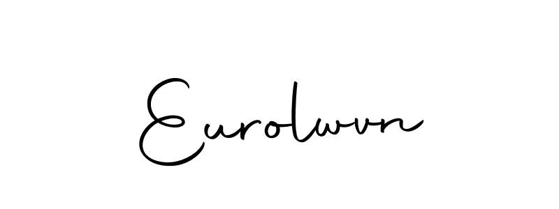 You should practise on your own different ways (Autography-DOLnW) to write your name (Eurolwvn) in signature. don't let someone else do it for you. Eurolwvn signature style 10 images and pictures png