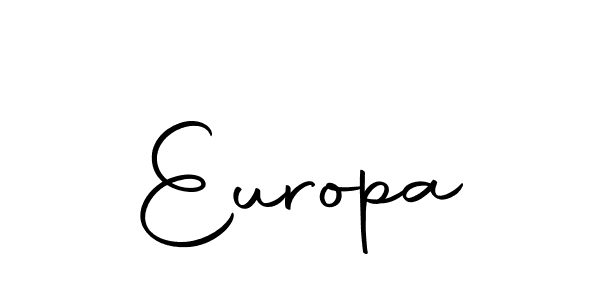 Europa stylish signature style. Best Handwritten Sign (Autography-DOLnW) for my name. Handwritten Signature Collection Ideas for my name Europa. Europa signature style 10 images and pictures png