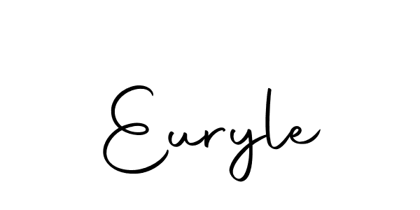 Use a signature maker to create a handwritten signature online. With this signature software, you can design (Autography-DOLnW) your own signature for name Euryle. Euryle signature style 10 images and pictures png