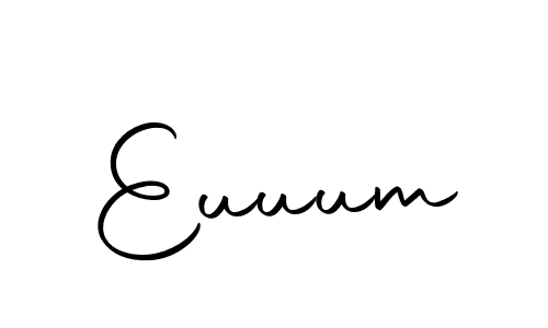 Make a beautiful signature design for name Euuum. Use this online signature maker to create a handwritten signature for free. Euuum signature style 10 images and pictures png