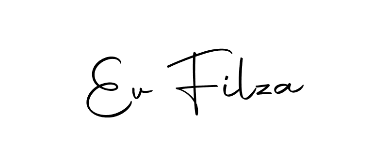 Use a signature maker to create a handwritten signature online. With this signature software, you can design (Autography-DOLnW) your own signature for name Ev Filza. Ev Filza signature style 10 images and pictures png