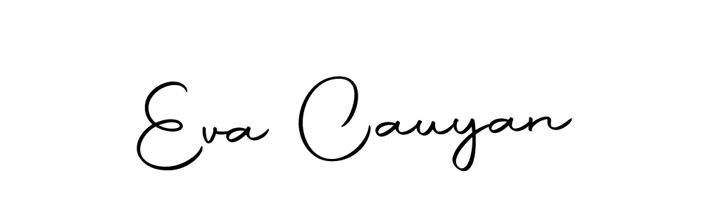 You should practise on your own different ways (Autography-DOLnW) to write your name (Eva Cauyan) in signature. don't let someone else do it for you. Eva Cauyan signature style 10 images and pictures png