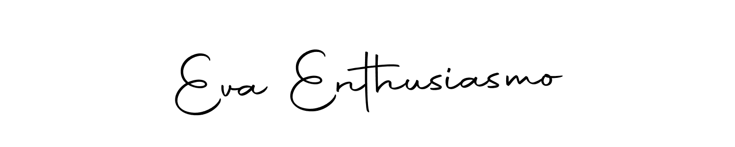 Design your own signature with our free online signature maker. With this signature software, you can create a handwritten (Autography-DOLnW) signature for name Eva Enthusiasmo. Eva Enthusiasmo signature style 10 images and pictures png