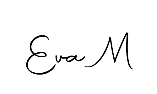 Eva M stylish signature style. Best Handwritten Sign (Autography-DOLnW) for my name. Handwritten Signature Collection Ideas for my name Eva M. Eva M signature style 10 images and pictures png