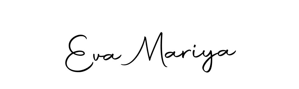 Autography-DOLnW is a professional signature style that is perfect for those who want to add a touch of class to their signature. It is also a great choice for those who want to make their signature more unique. Get Eva Mariya name to fancy signature for free. Eva Mariya signature style 10 images and pictures png