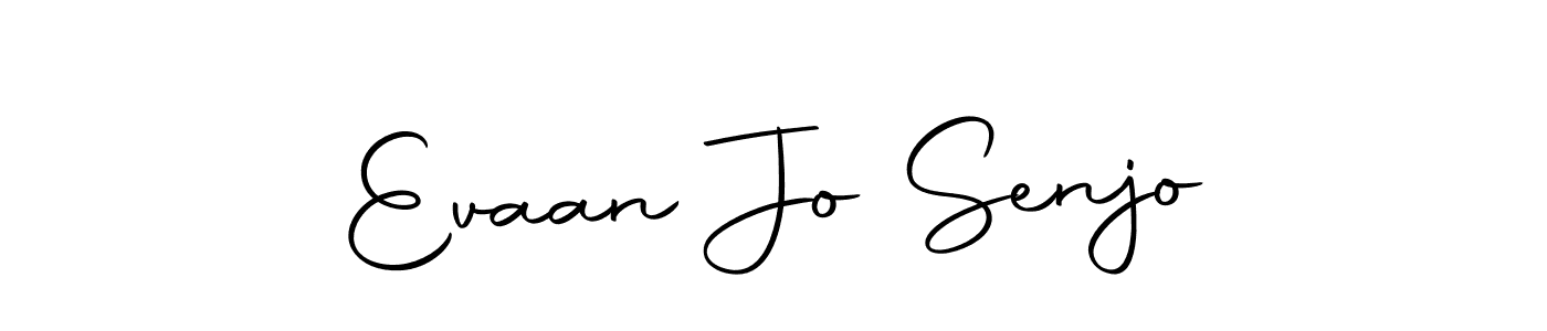 How to make Evaan Jo Senjo signature? Autography-DOLnW is a professional autograph style. Create handwritten signature for Evaan Jo Senjo name. Evaan Jo Senjo signature style 10 images and pictures png