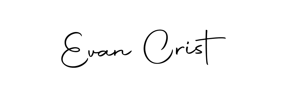 Design your own signature with our free online signature maker. With this signature software, you can create a handwritten (Autography-DOLnW) signature for name Evan Crist. Evan Crist signature style 10 images and pictures png