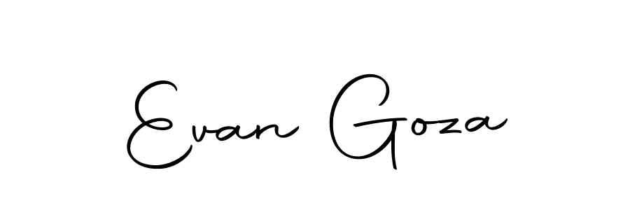 Also we have Evan Goza name is the best signature style. Create professional handwritten signature collection using Autography-DOLnW autograph style. Evan Goza signature style 10 images and pictures png